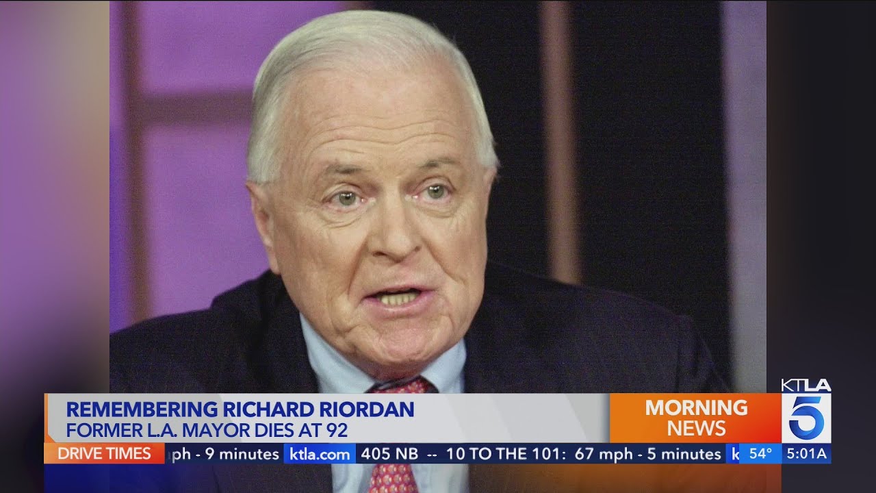 Former L.a. Mayor Richard J. Riordan Dead At 92