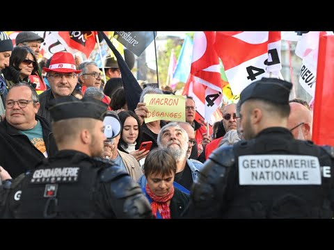 France’s Macron Faces Labour Day Protests Over Divisive Pension Law • France 24 English