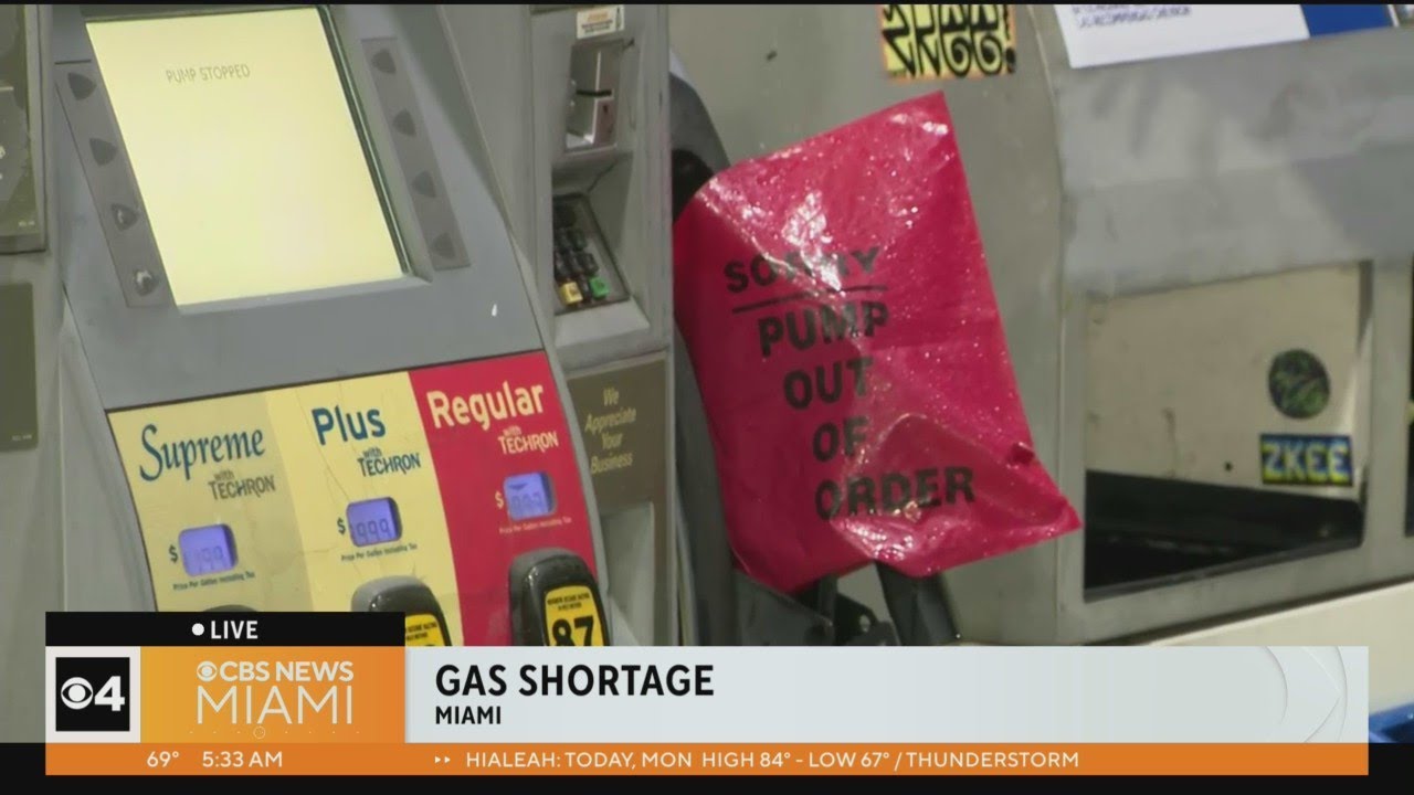 Gas Shortage In Miami Dade, Broward Due To Port Everglades Flooding