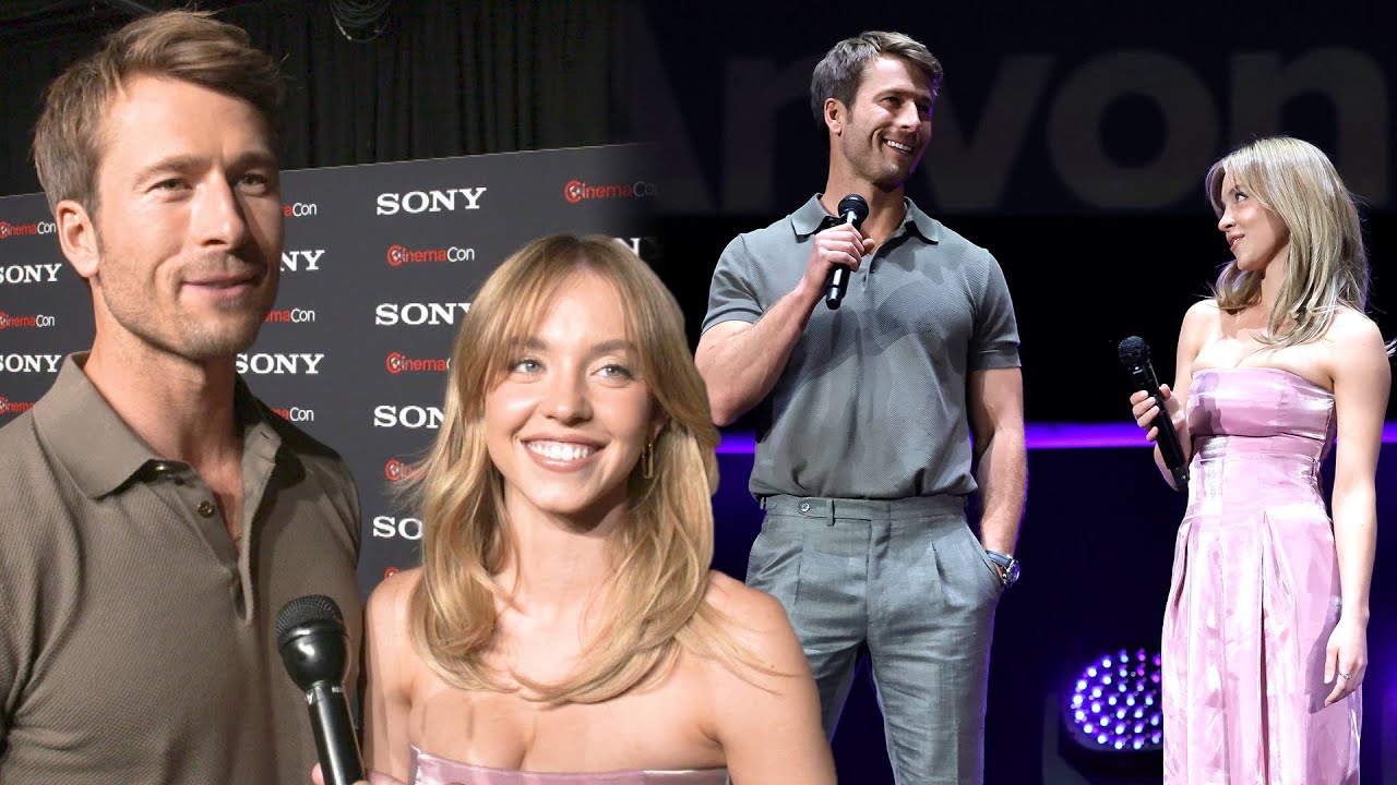 Glen Powell And Sydney Sweeney Bring On Screen Chemistry To Cinemacon