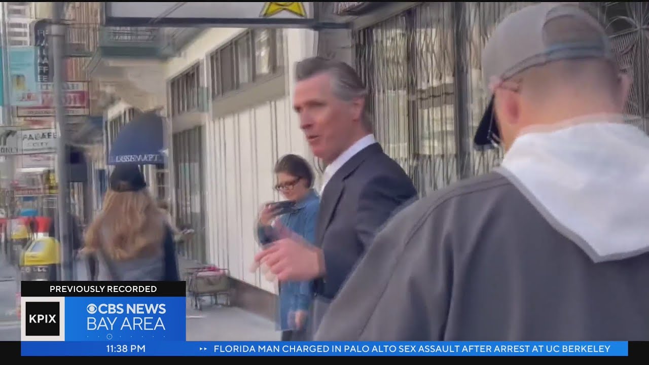 Gov. Gavin Newsom makes unannounced visit to San Francisco’s Tenderloin neighborhood