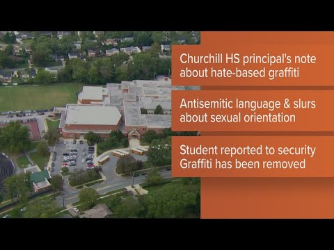 Hate Based Graffiti Found At Winston Churchill High School In Montgomery County