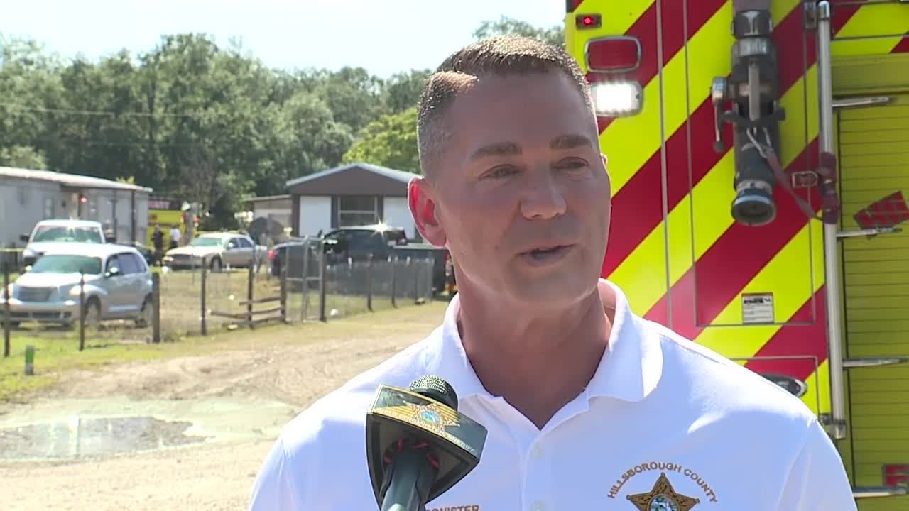 Hcso Holds Conference On Residential Fire In Lithia