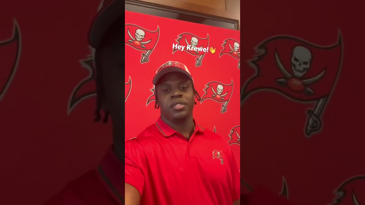 Hey Bucs Nation! First Round Pick Calijah Kancey Checking In From The Advent Health Training Center!