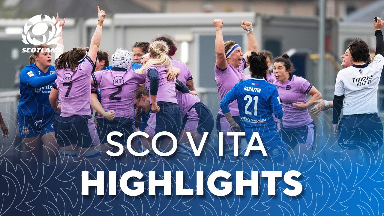 Highlights | Scotland V Italy | Tiktok Women’s Six Nations 2023