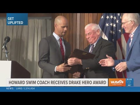 Howard University Swim Coach Honored With Drake Hero Award | Get Uplifted