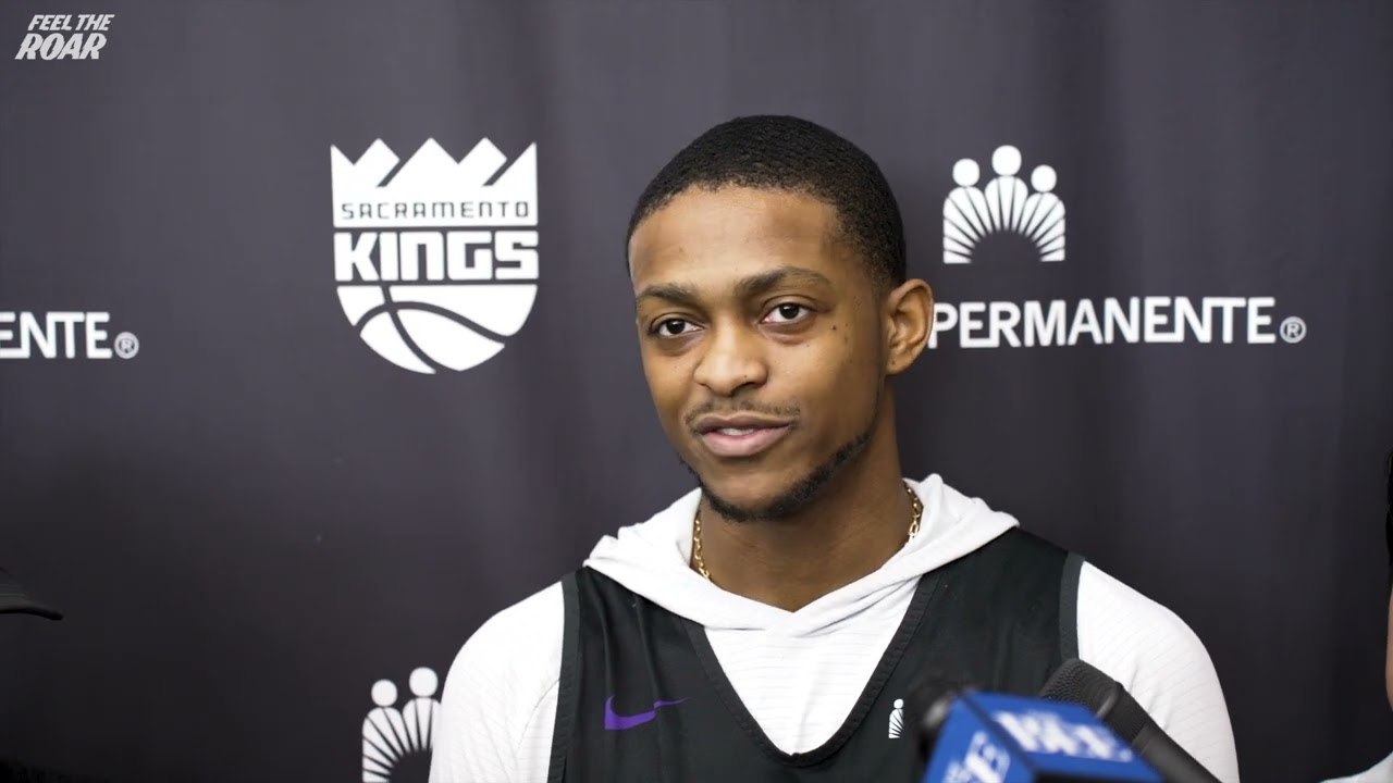 “i’m Grateful For It.” | De’aaron Fox Post Practice 4.19.23