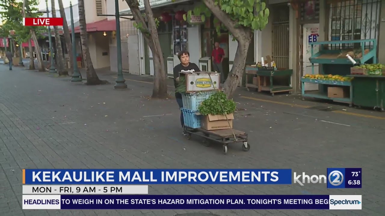 Improvements Continue In Chinatown At Kekaulike Mall Pt.1