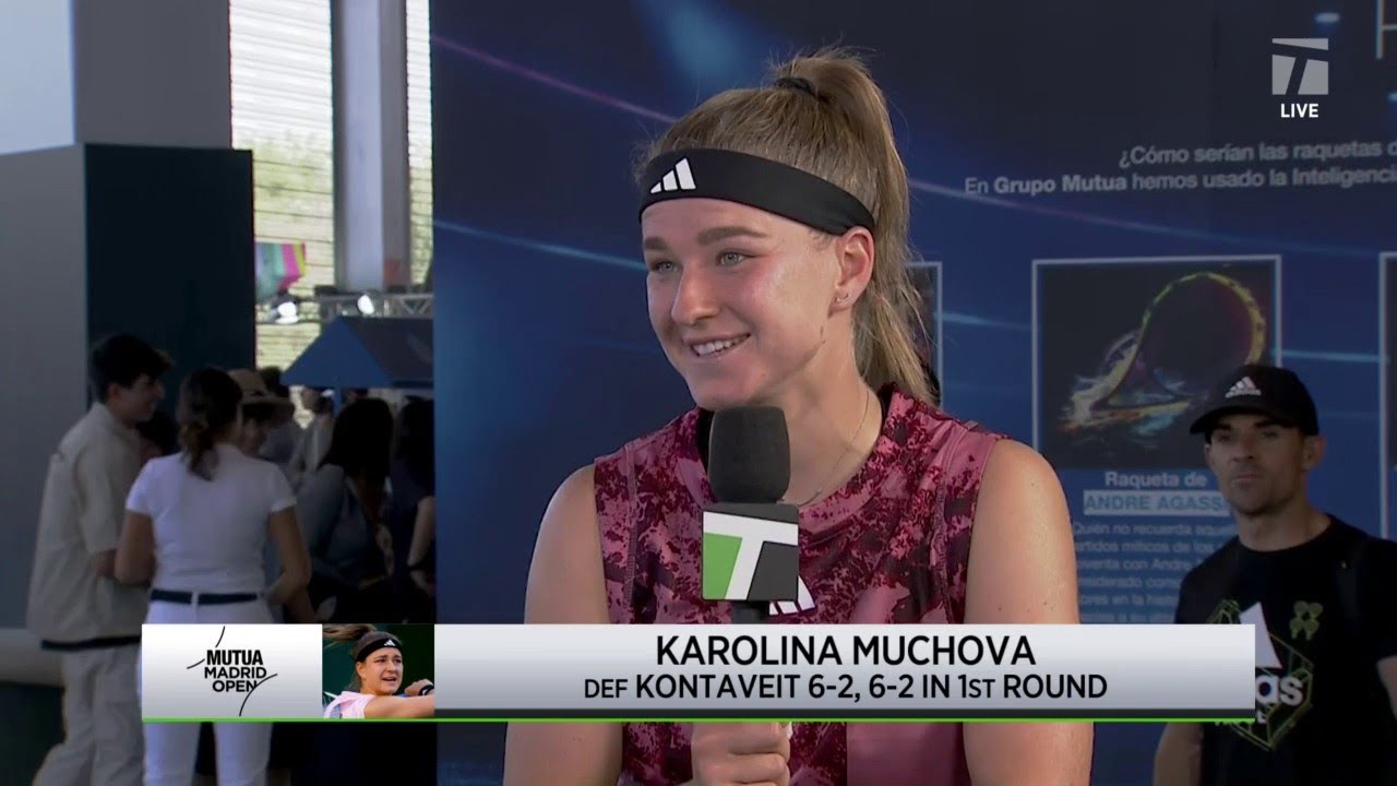 Interview: K. Muchova; Madrid 1r Win | Tennis News