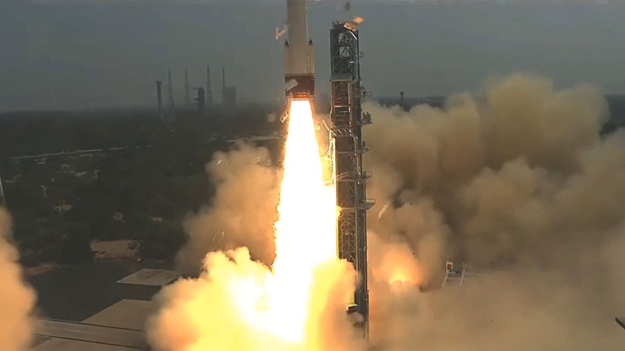 Isro Successfully Launches Pslv C55 Carrying 2 Singapore Satellites From Sriharikota | Econ Times