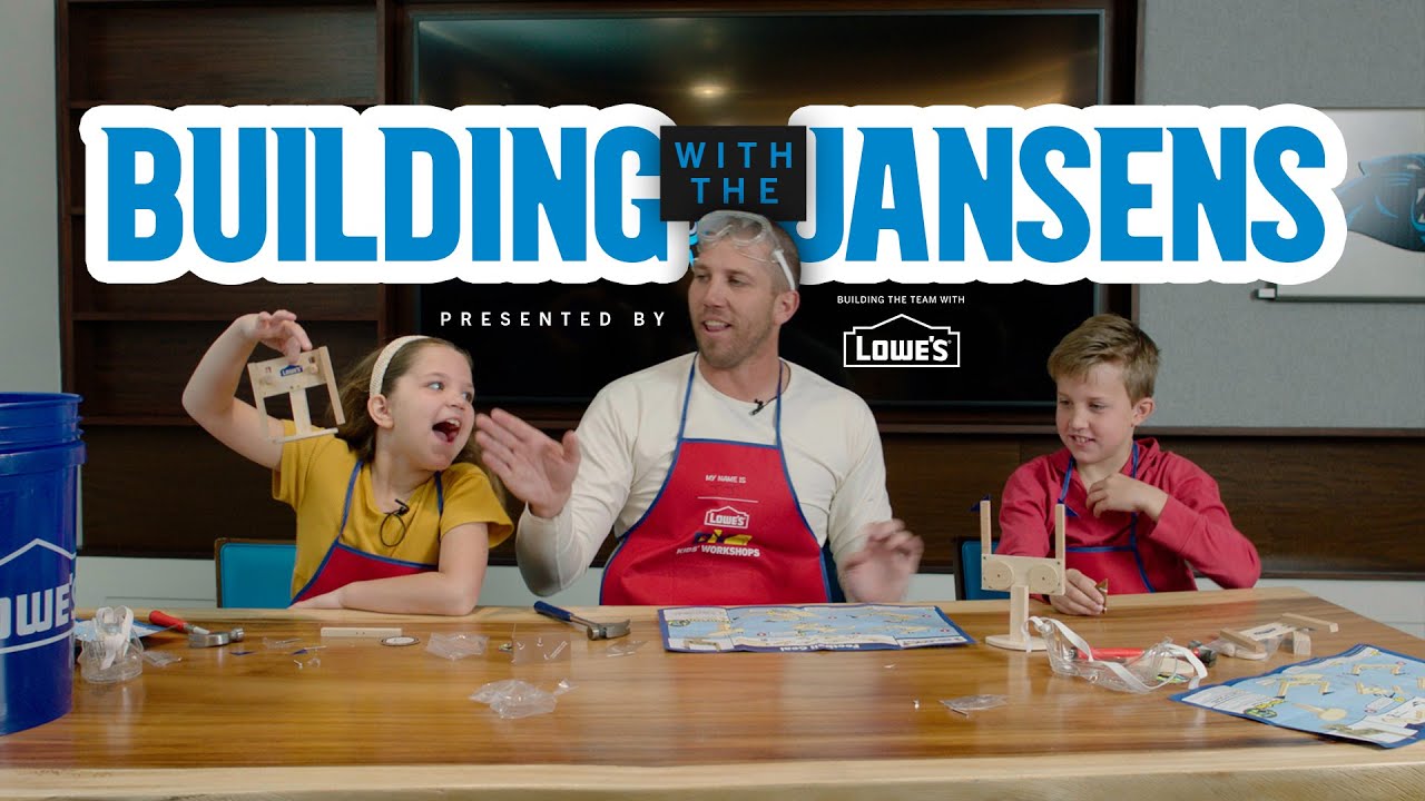 J.j. Jansen And Family Get Crafty – With A Lowe’s Diy Field Goal Post