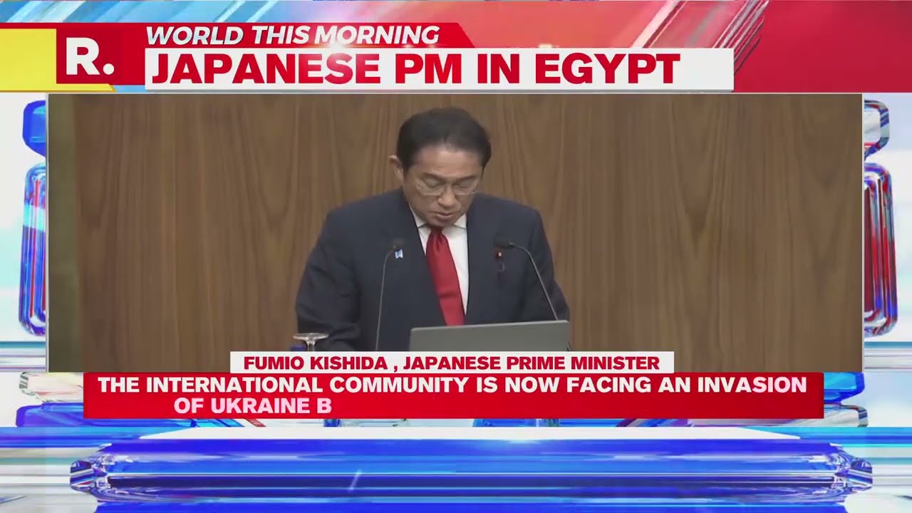 Japan Pm Fumio Kishida Visits Egypt For Japan Egypt Summit