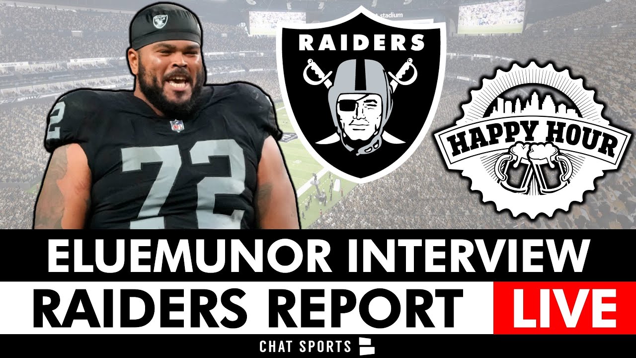 Jermaine Eluemunor Live Interview, Raiders Rumors, Top 30 Visit Rankings | Raiders Report Happy Hour