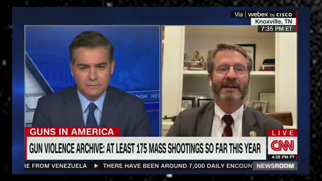 Jim Acosta Confronts Republican After Mass Shooting: “why Not Fix This?”