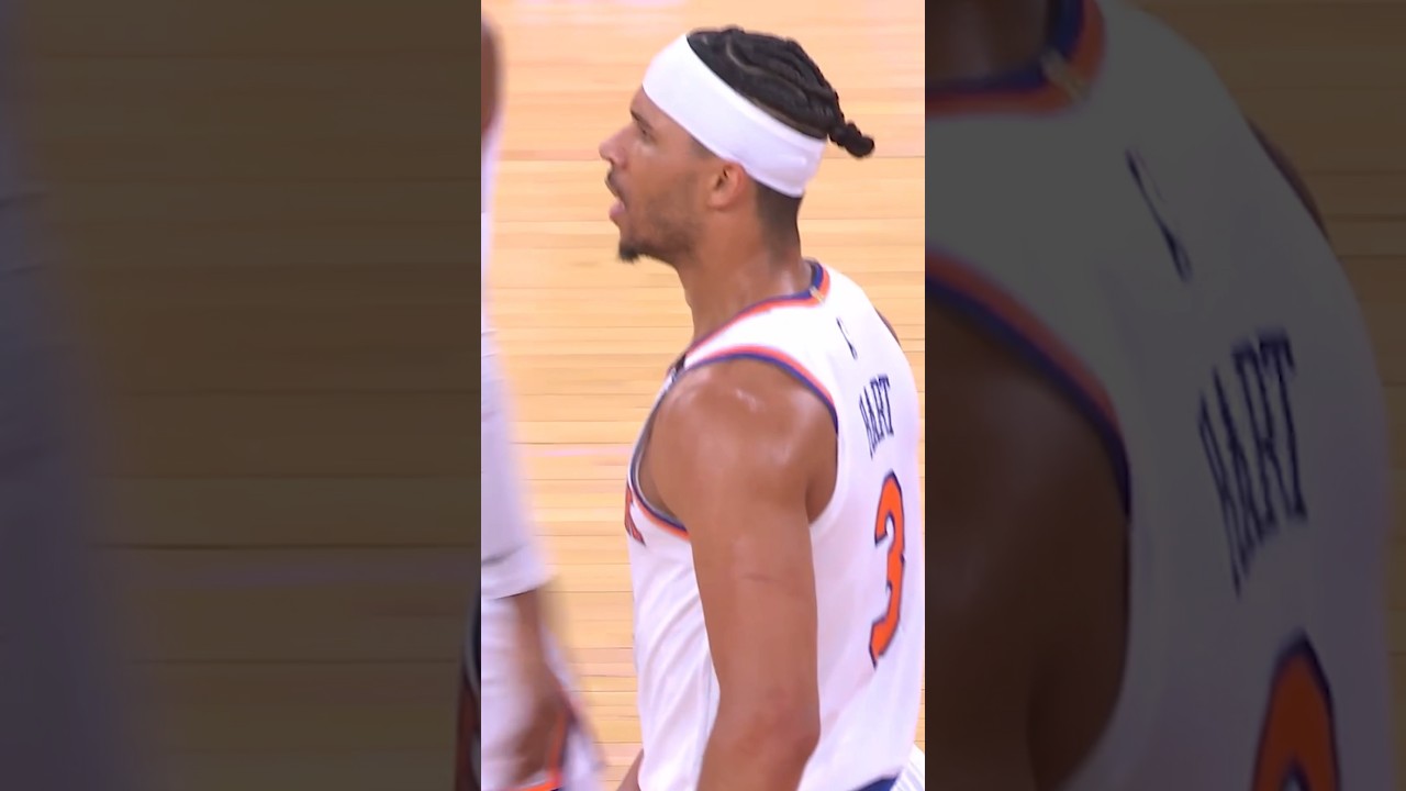 Josh Hart Mic’d Up Is Pure Gold 🎤 #knicks #nba #nbaplayoffs #joshhart