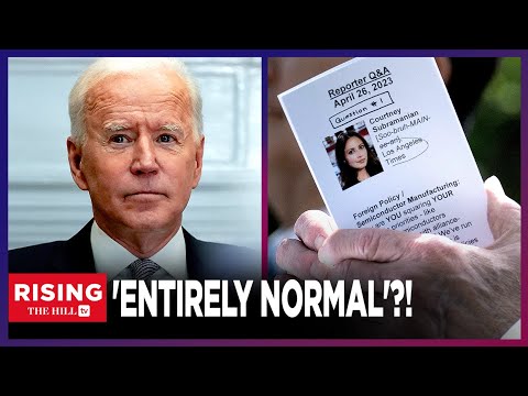 Karine Jean Pierre Denies Biden Knows Press Questions In Advance; Cheat Sheet Is ‘entirely Normal’