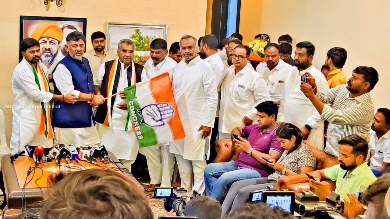 Karnataka Elections 2023: Former Bjp Mla And Lingayat Leader Vishwanath Patil Hebbal Joins Congress | Econ Times