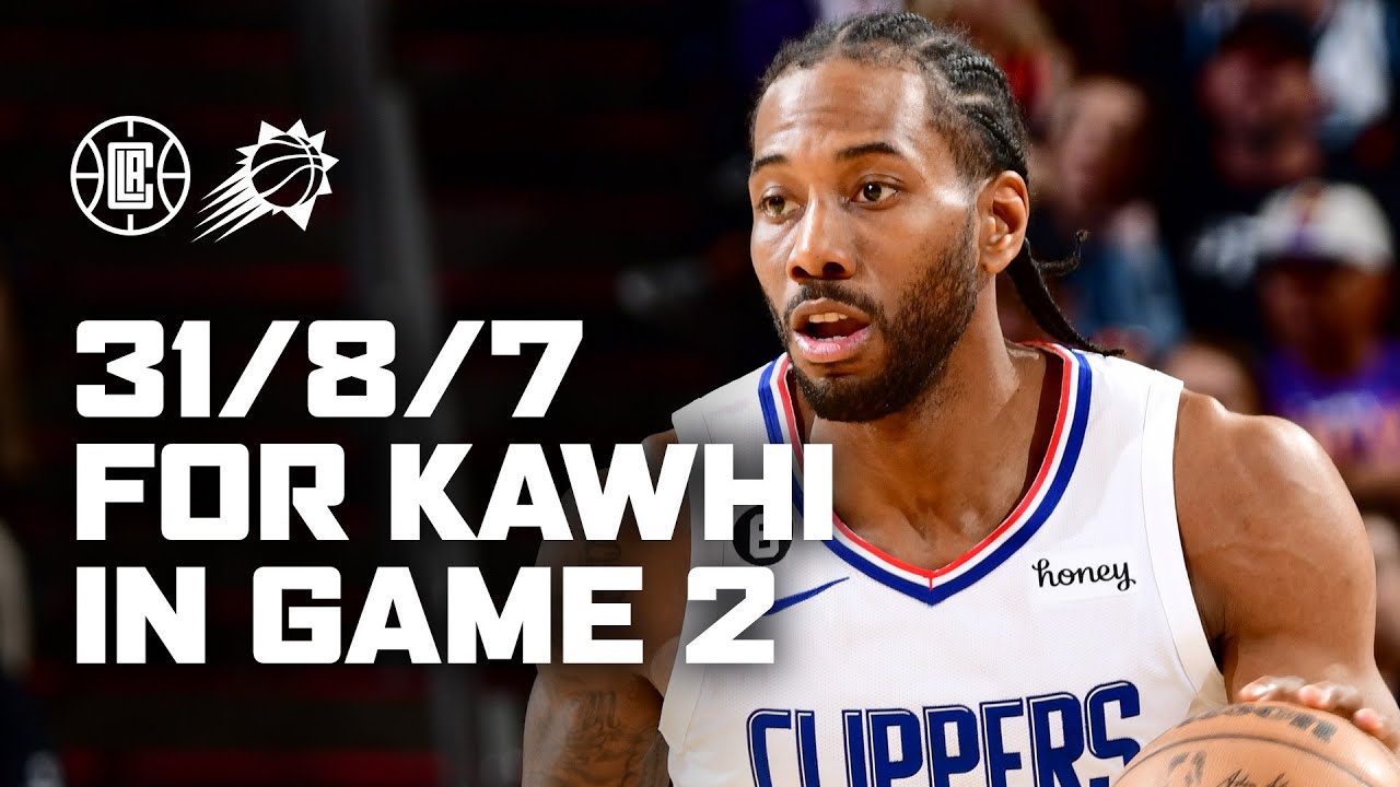 Kawhi Leonard Scores 31 Points In Game Two Vs Phoenix. | La Clippers