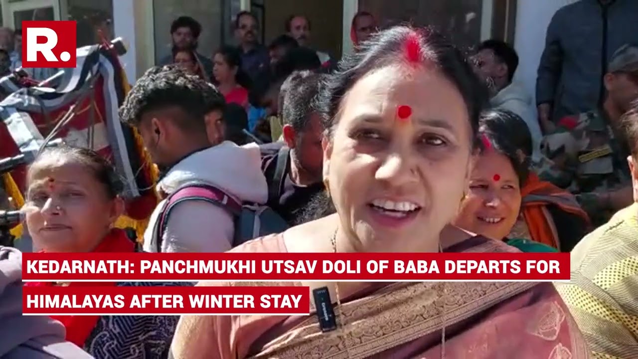 Kedarnath: Panchmukhi Utsav Doli Of Baba Departs For Himalayas After Winter Stay