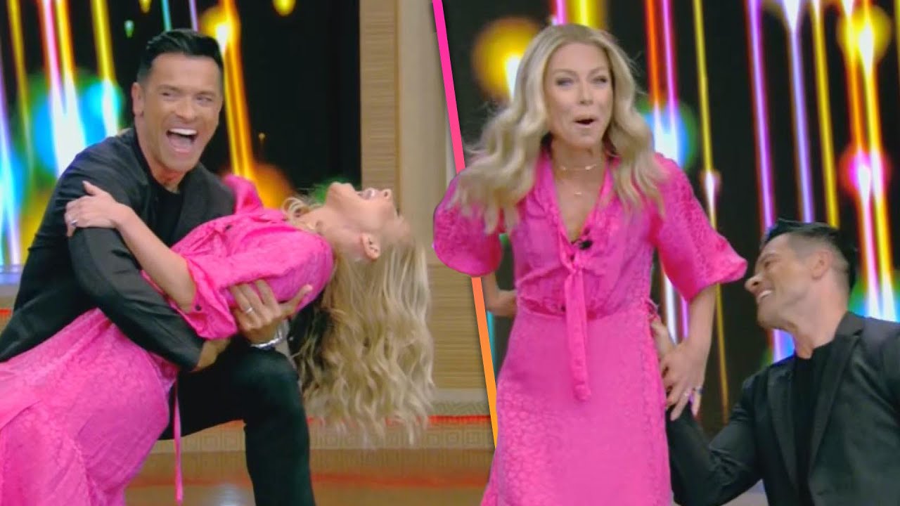 Kelly Ripa Suffers Wardrobe Malfunction On Mark Consuelos’ Second Day At ‘live’