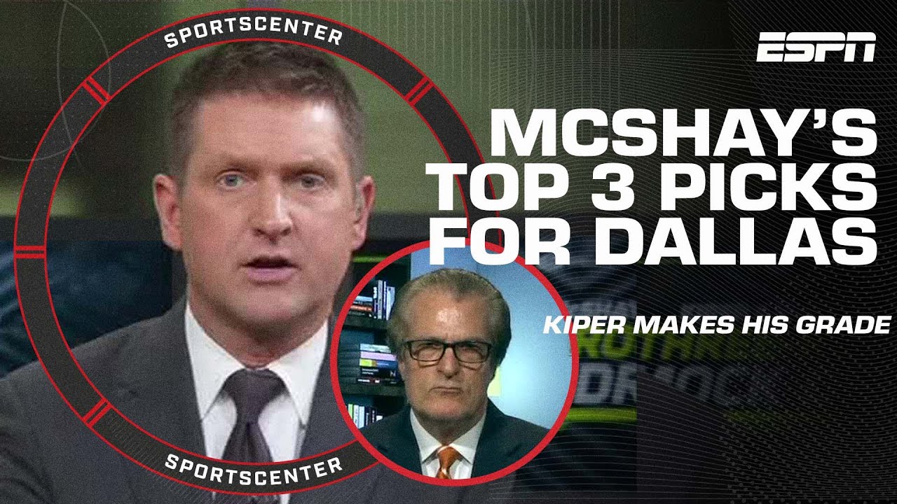 Kiper Grades Mcshay’s Cowboys Mock A B Or C+ 👀 | Nfl Draft Sportscenter Special