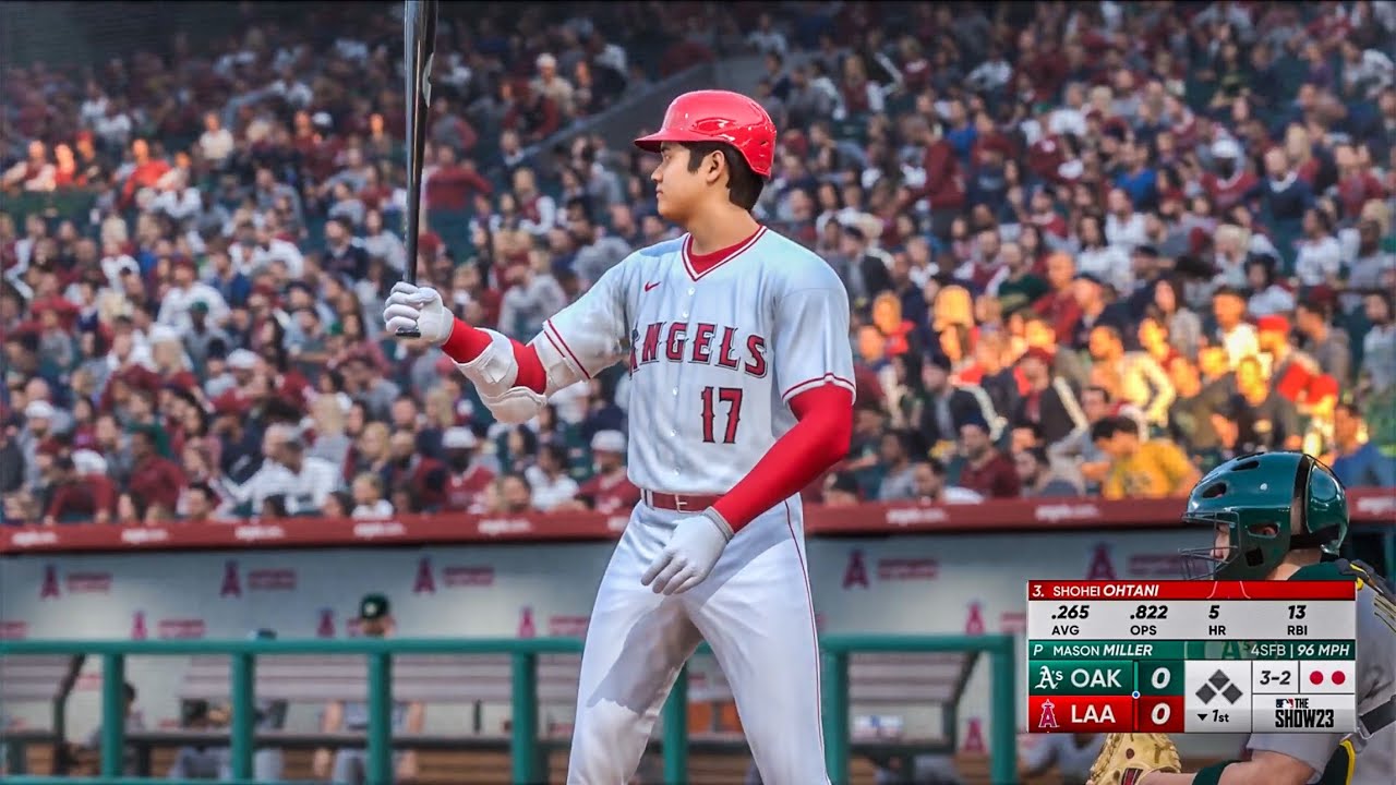 La Angels Vs Oakland Athletics 4/25/2023 Mlb The Show 23 Gameplay