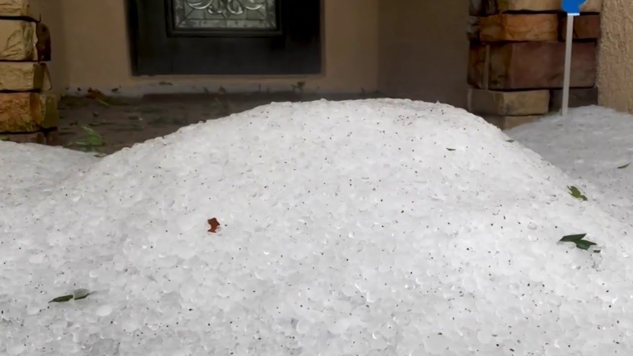 Lake County Residents Surprised After Strong Storms, Hail Move Through