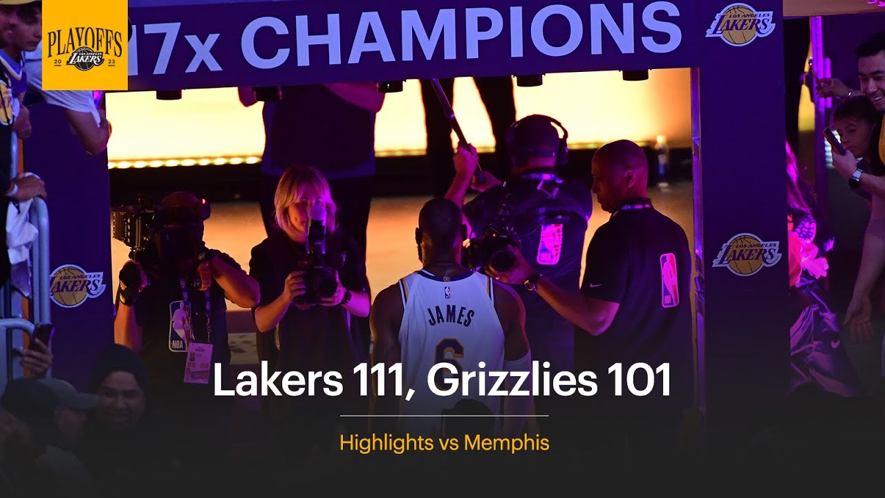 Lakers 111, Grizzlies 101 – Lakers Take 2 1 Series Lead Vs Memphis | 2023 Nba Playoffs