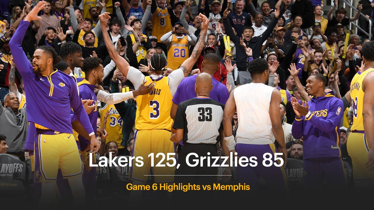 Lakers 125, Grizzlies 85 – Lakers Win Series 4 2 | 2023 Nba Playoffs