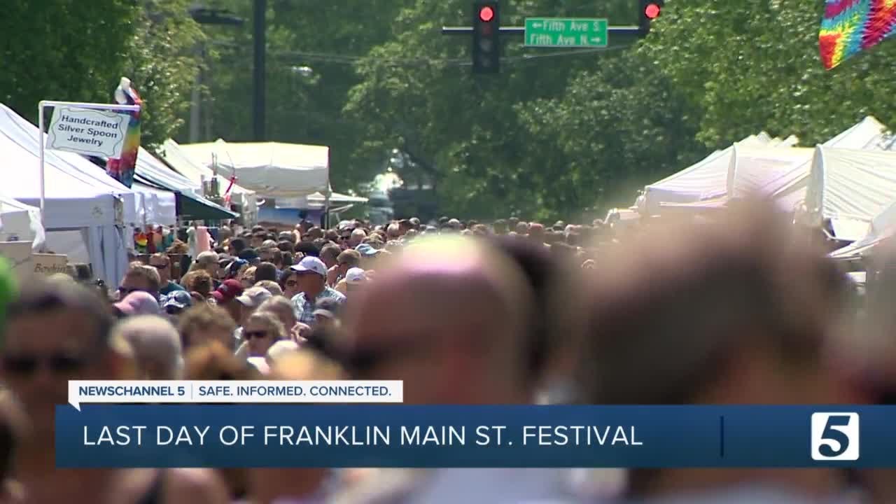 Last Day To Enjoy The Main Street Festival In Franklin