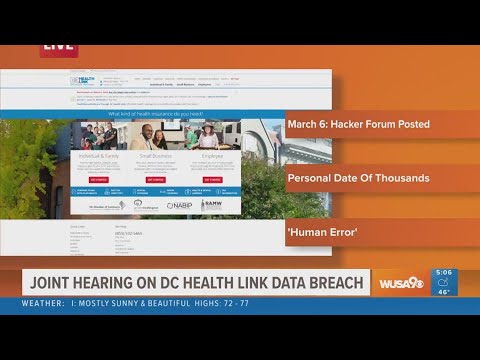 Lawmakers Hold Hearing On Dc Health Link Data Breach