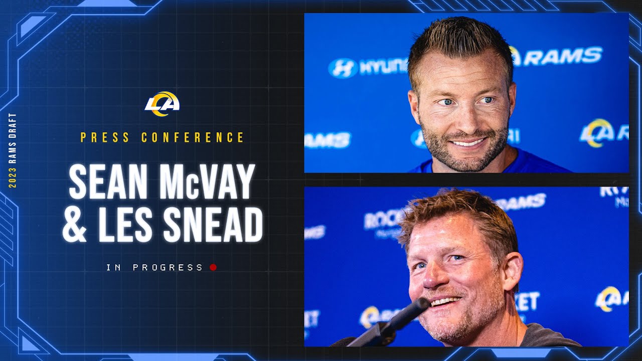 Live: Sean Mcvay & Les Snead Break Down Their Picks On Day 2 Of The 2023 Nfl Draft