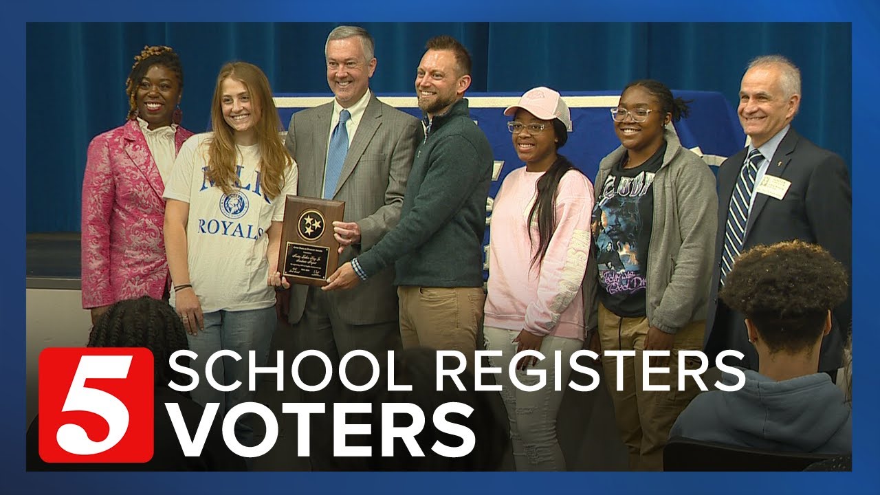 Local School Honored For Registering 100% Of Eligible Students To Vote