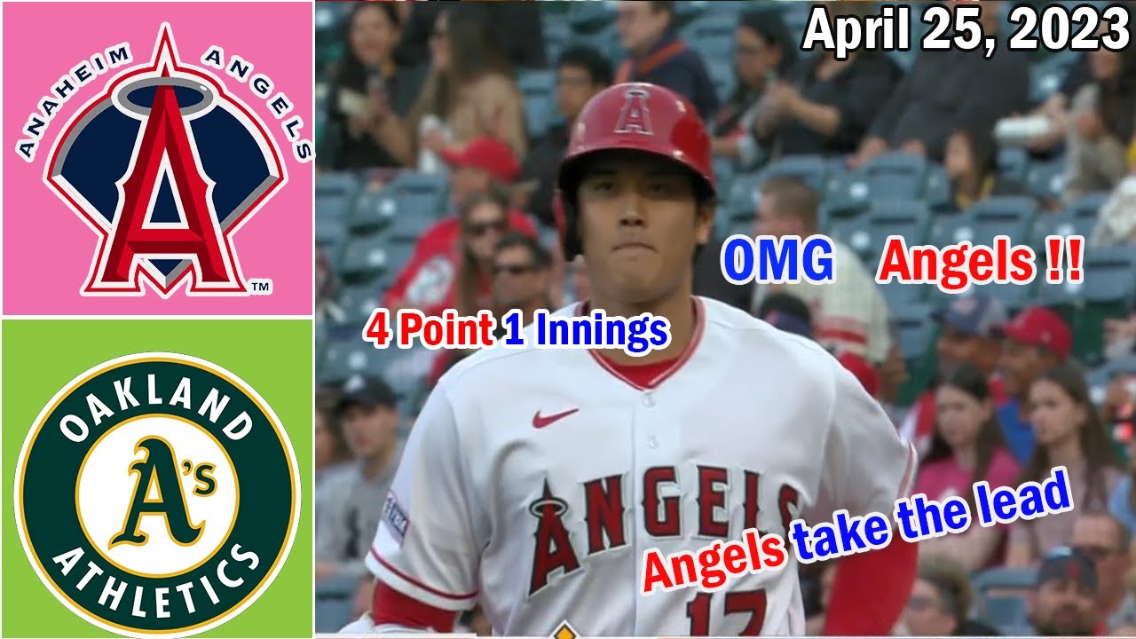 Los Angeles Angels Vs Oakland Athletics April 25, 2023 | Mlb Highlights | Mlb Season 2023