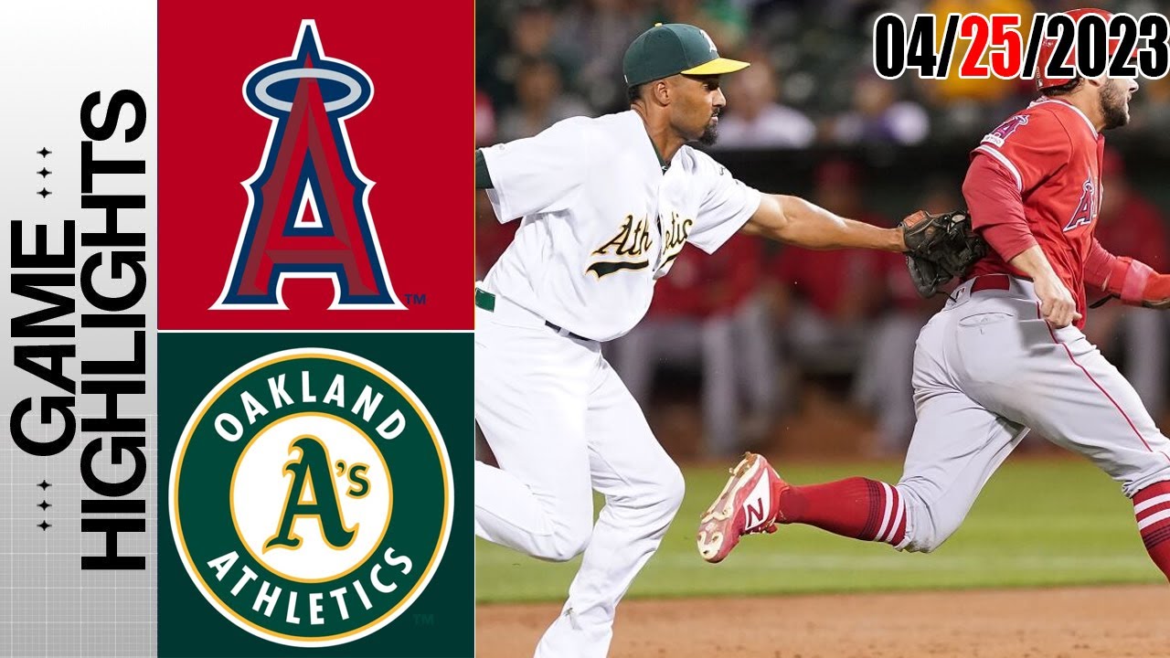 Los Angeles Angels Vs Oakland Athletics Highlights | Mlb To Day April 25, 2023 | Mlb 2023