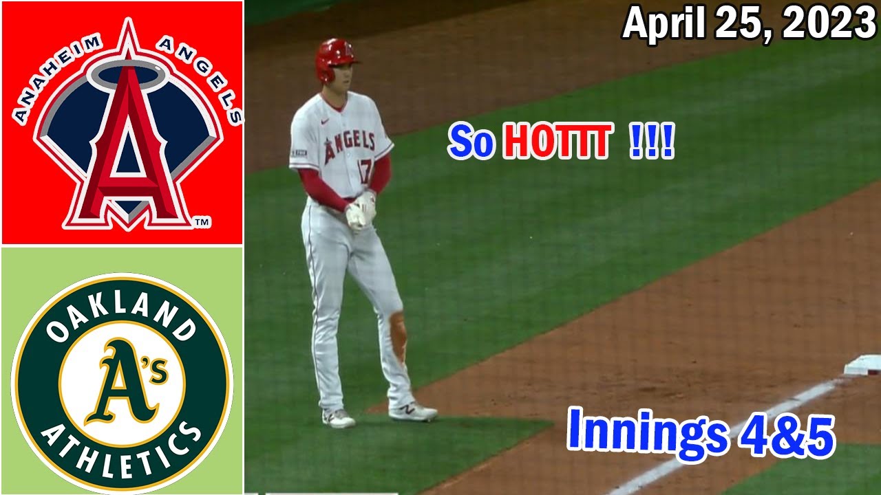 Los Angeles Angels Vs Oakland Athletics [today] April 25, 2023 – Mlb Highlights | Mlb Season 2023