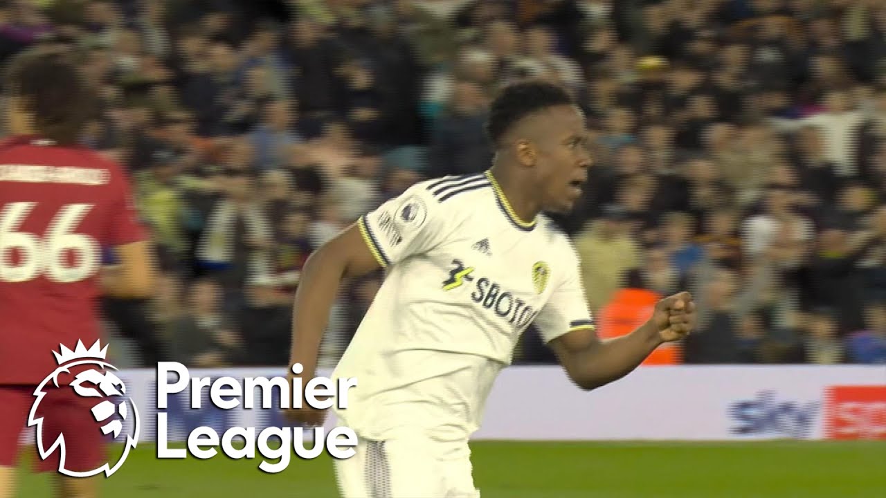 Luis Sinisterra Pulls One Back For Leeds United V. Liverpool | Premier League | Nbc Sports