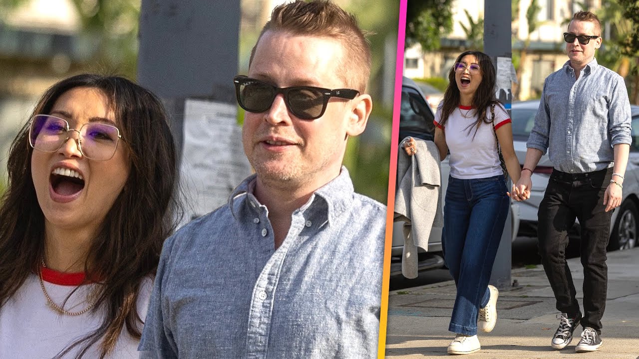 Macaulay Culkin And Brenda Song Show Pda During Rare Outing!