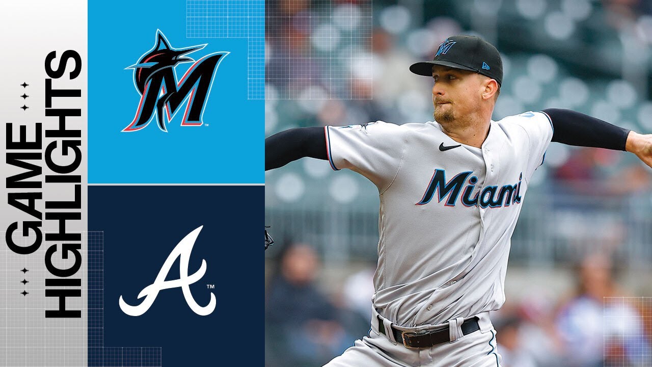 Marlins Vs. Braves Game Highlights (4/27/23) | Mlb Highlights