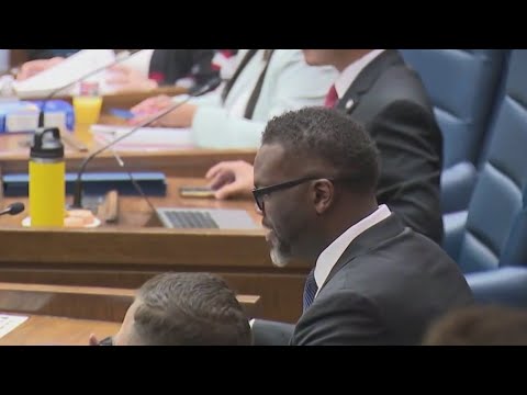 Mayor Elect Brandon Johnson Attends Last Board Meeting As Cook County Commissioner