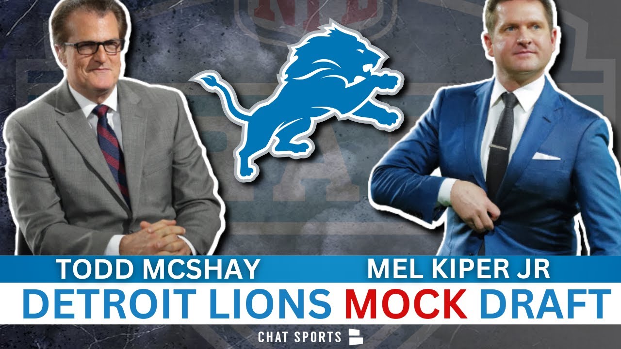 Mel Kiper & Todd Mcshay 2023 Nfl Mock Draft Reaction For The Detroit Lions Pick Ft. Tyree Wilson