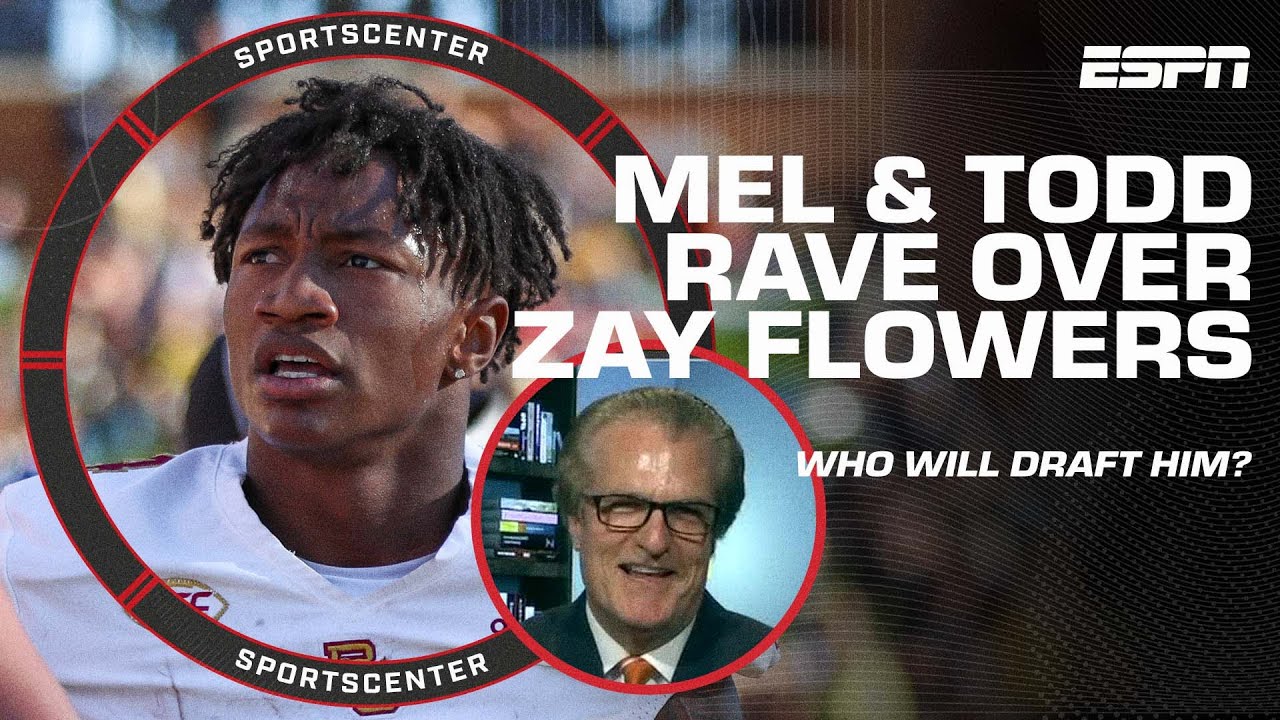 Mel & Todd Debate Who Can Call Zay Flowers Their ‘guy’ | Nfl Draft Sportscenter Special