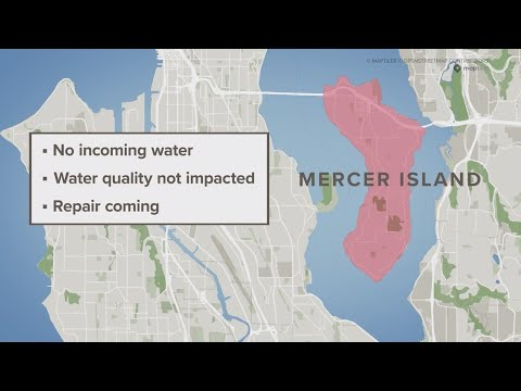 Mercer Island Down To Reserve Water Supply After Crews Encounter ‘unexpected Problem’