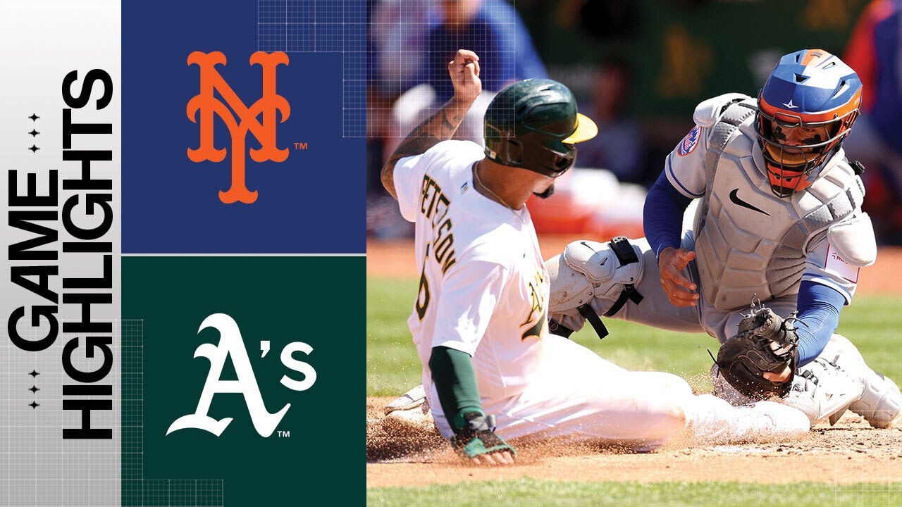 Mets Vs. A’s Game Highlights (4/16/23) | Mlb Highlights