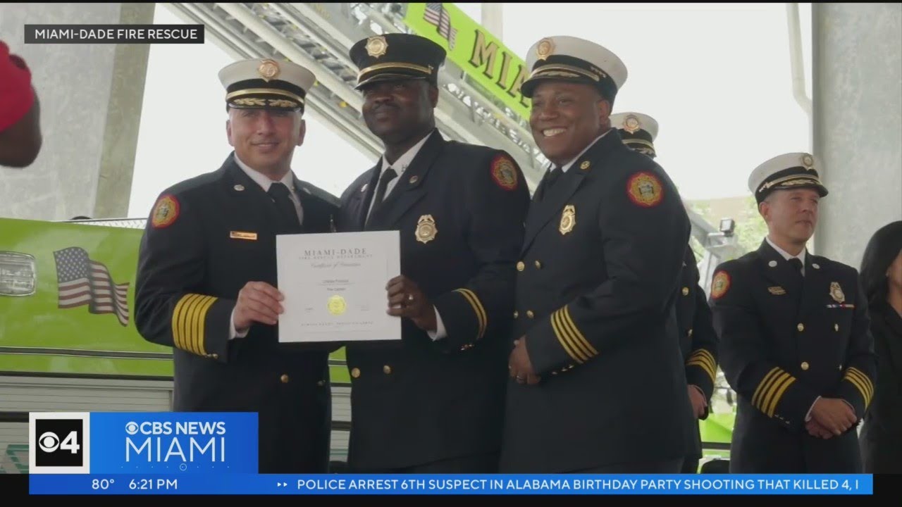 Miami Dade Fire Rescue Holds Promotion