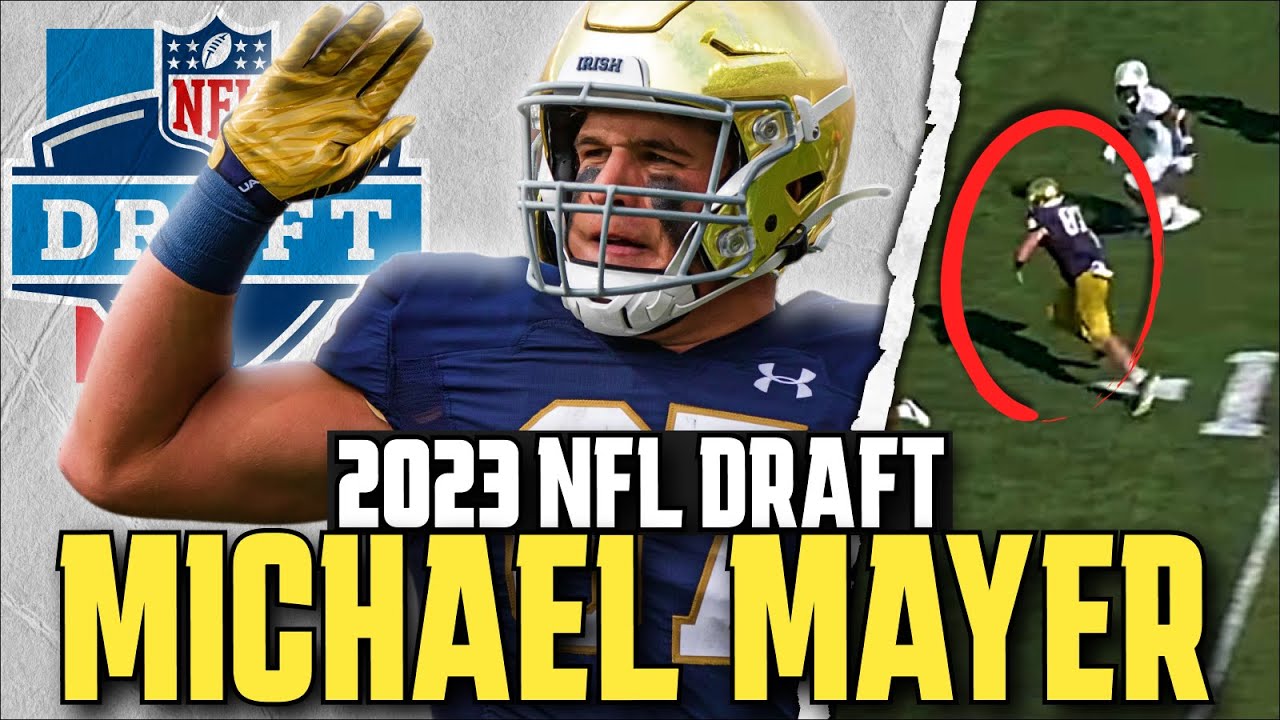 Michael Mayer Highlights & Analysis | 2023 Nfl Draft