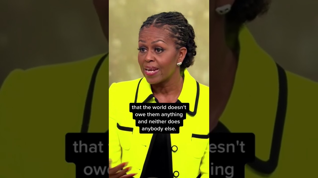 Michelle Obama Shares What She Hopes To Have Instilled In Her Daughters #shorts