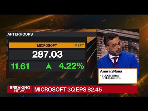 Microsoft Beats On Profit And Sales In 3q