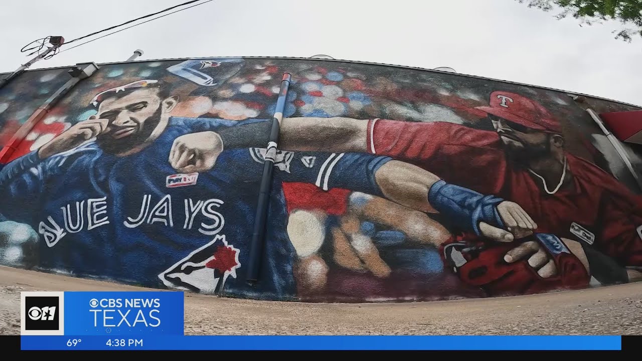 Mural Showing A Moment In Texas Rangers History Could Get Taken Down | Dallas News