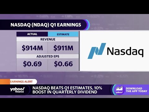 Nasdaq Beats Q1 Estimates, Stock Trades Higher